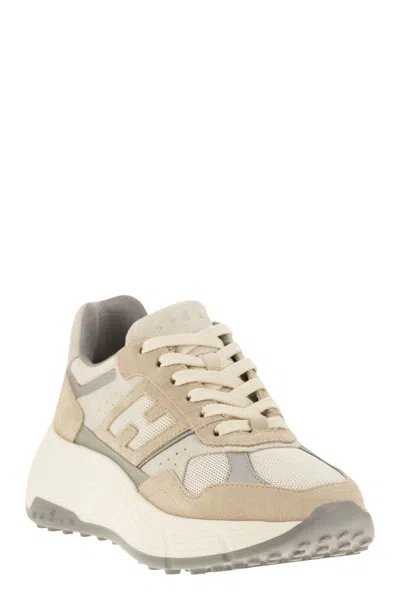 Hogan Leather Sneakers With Chunky Rubber Sole