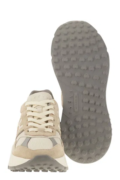 Hogan Leather Sneakers With Chunky Rubber Sole