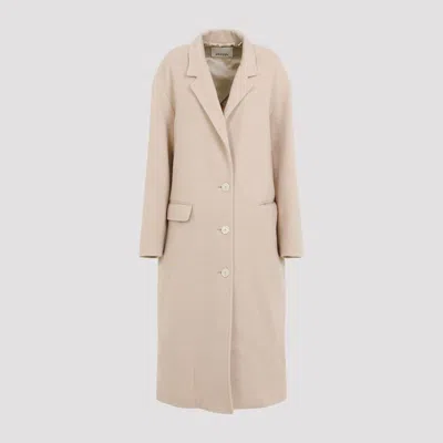 Isabel Marant Beige Wool Overcoat