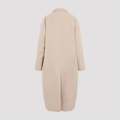 Isabel Marant Beige Wool Overcoat