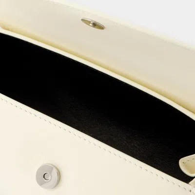 Jil Sander Small Leather Shoulder Bag With Adjustable Handle