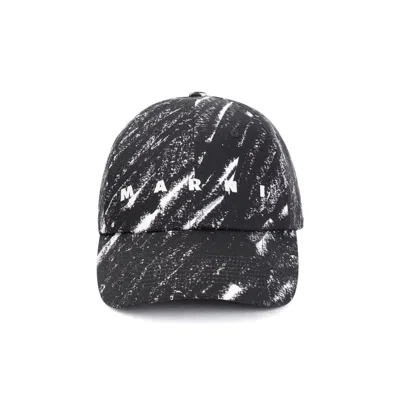 Marni Logo Printed Baseball Cap