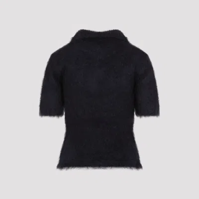 Marni Fuzzy Short Sleeve Sweater