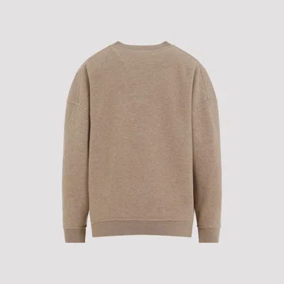 Max Mara Beige Sweatshirt In Wool And Cashmere Blend
