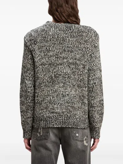 Palm Angels Palm Tree Marled Intarsia Sweater