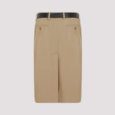 Prada Midi Pencil Skirt With Belt