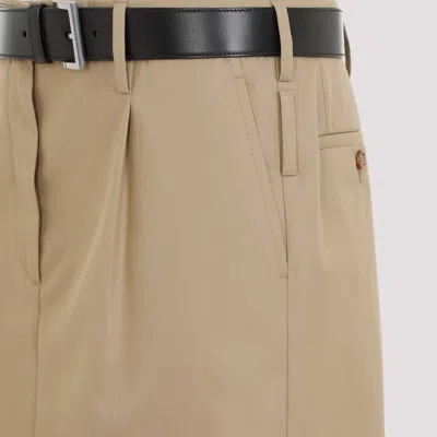 Prada Midi Pencil Skirt With Belt