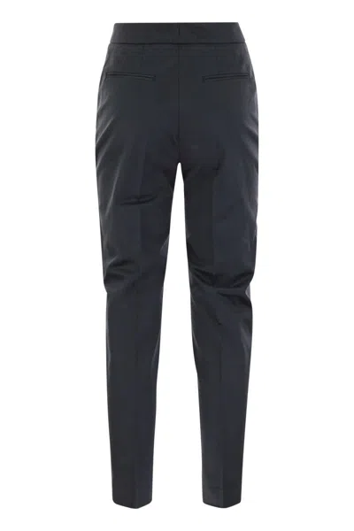 Pt01 Frida - Cotton And Silk Trousers With Pleat