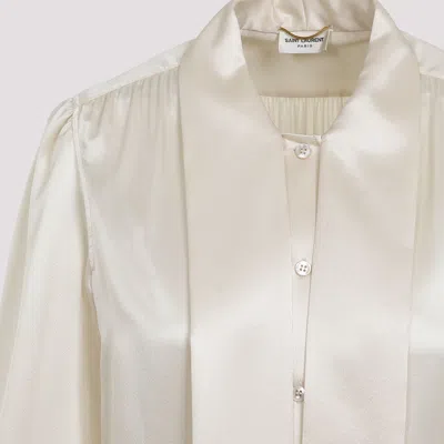 Saint Laurent Silk Scarf-collar Shirt