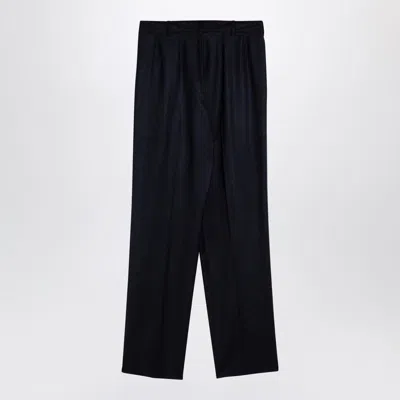 Stella Mccartney Wool Pleated Trousers Belt Loops