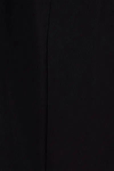 The Row Sleeveless Midi Dress With Viscose-polyester Blend In Black