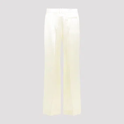 The Row Milk-coloured Encore Trousers