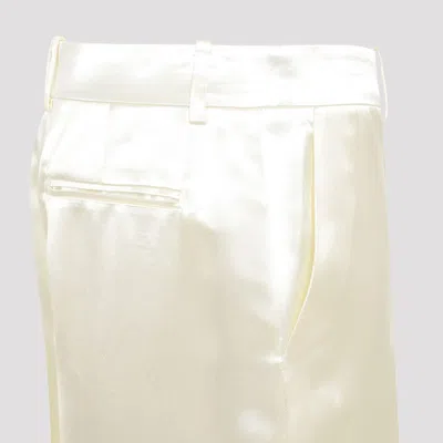 The Row Milk-coloured Encore Trousers