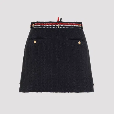 Thom Browne Boucle A-line Mini Skirt