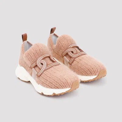 Tod's Womens Tan Sport Run 54c Calzino Logo-embellished Mesh Low-top Trainers