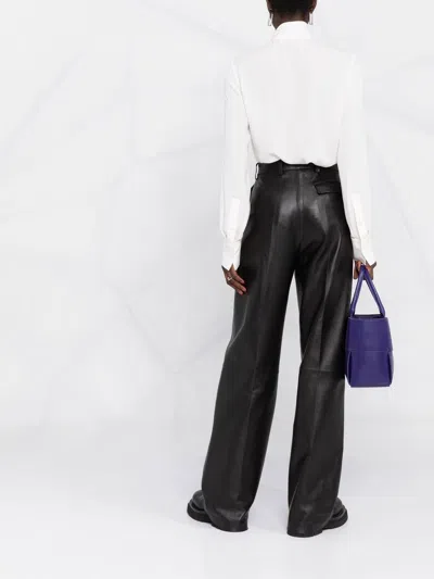 Valentino Silk Blouse With Elegant Tie Neck Detail And Refined Finish
