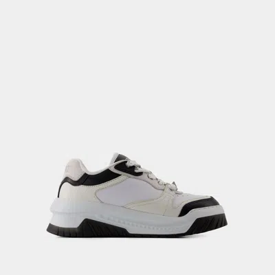 Versace Woman Sneakers White Size 7 Leather