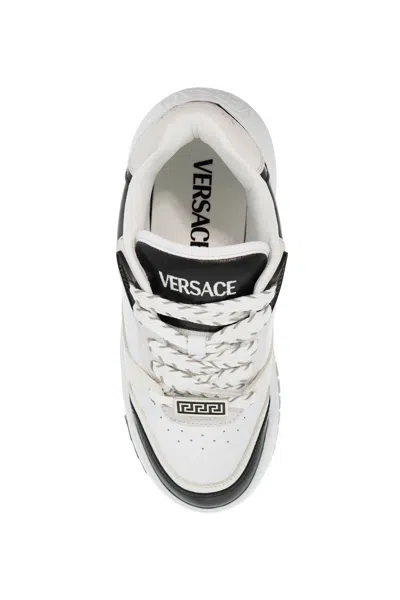 Versace Woman Sneakers White Size 7 Leather