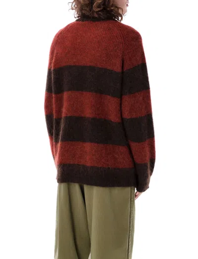 Ymc You Must Create Ymc Stripes Mohair Sweater