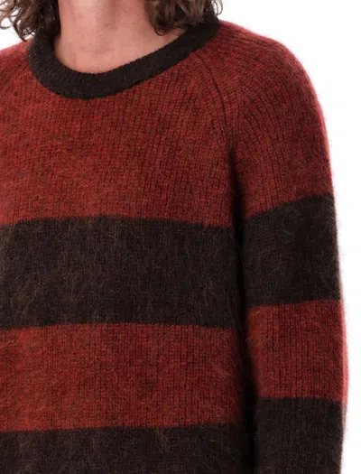 Ymc You Must Create Ymc Stripes Mohair Sweater