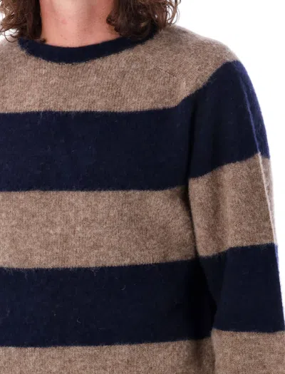 Ymc You Must Create Ymc Stripes Shetland Sweater