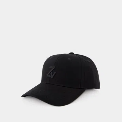 Zadig & Voltaire Klelia Zv Initiale Cap - Cotton - Black