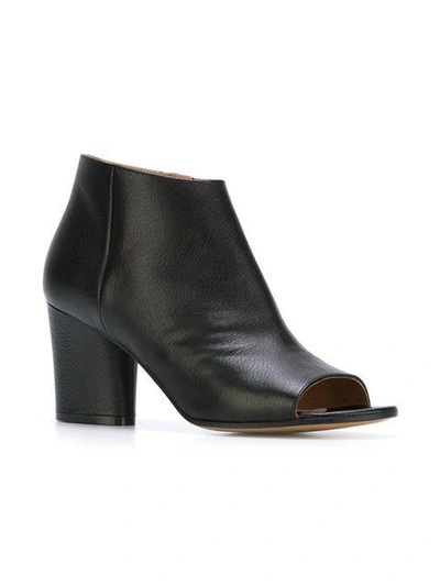 open toe ankle boots