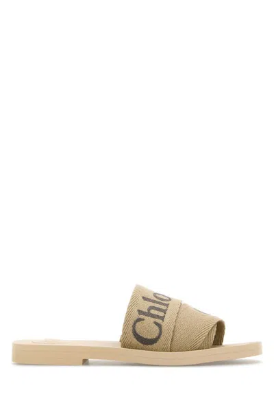 Shop Chloé Slippers In Beige O Tan