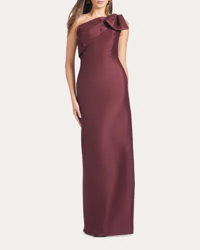 Sachin & Babi Olivia Gown In Red