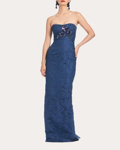 Sachin & Babi Edie Gown In Blue