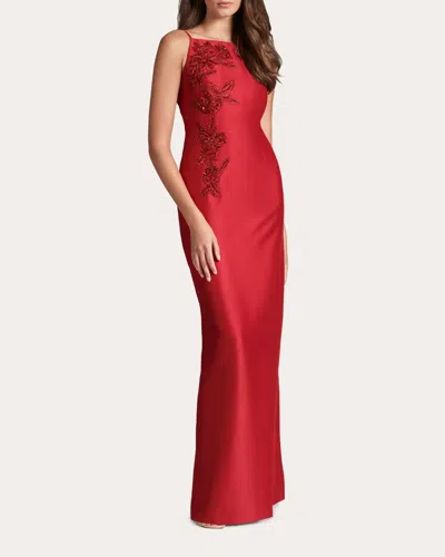 Sachin & Babi Embellished Pryce Gown In Red