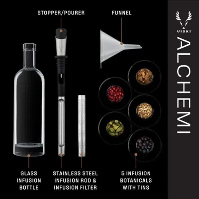Viski Alchemi Spirits Infusion Kit In Silver