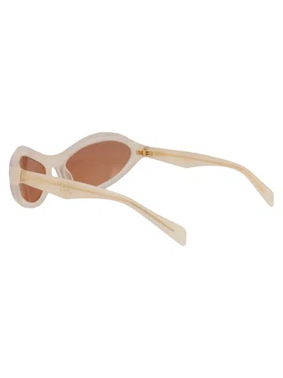 Prada 0pr A20s Sunglasses In 12v07v Opal Milk