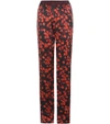 GIVENCHY Printed silk trousers