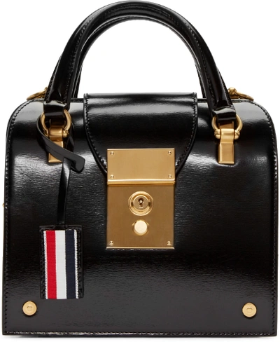 Thom Browne Mrs. Thom Tiny With Chain Shoulder Strap In Black