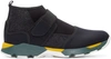 MARNI Black Neoprene High-Top Sneakers