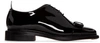 THOM BROWNE Black Patent Leather Bow Oxfords