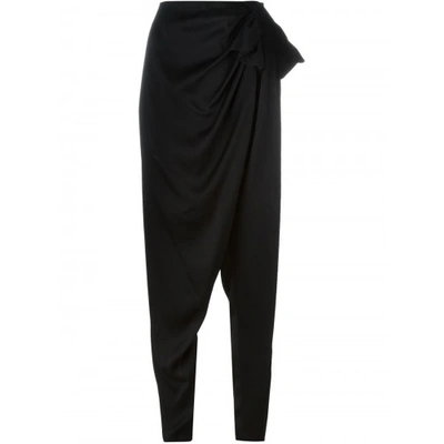 Shop Lanvin Draped Trousers