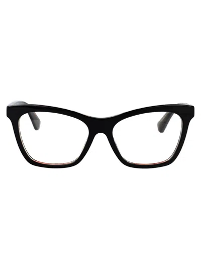 Burberry Grey Acetate Optical Glasses In Black