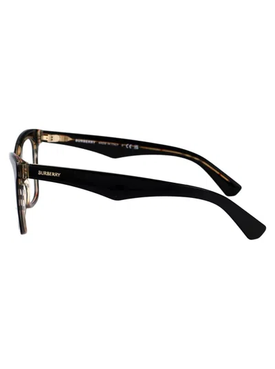 Burberry Grey Acetate Optical Glasses In Black