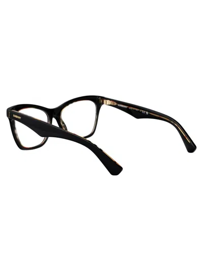 Burberry Grey Acetate Optical Glasses In Black