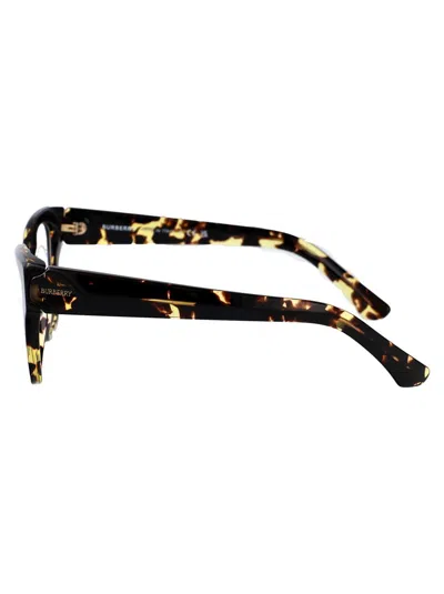 Burberry Havana Yellow Acetate Optical Glasses In Havana Yellow
