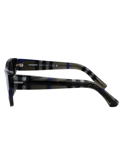 Burberry Squared Sunglasses 0 Be4440 U 414787 In Check Lichen