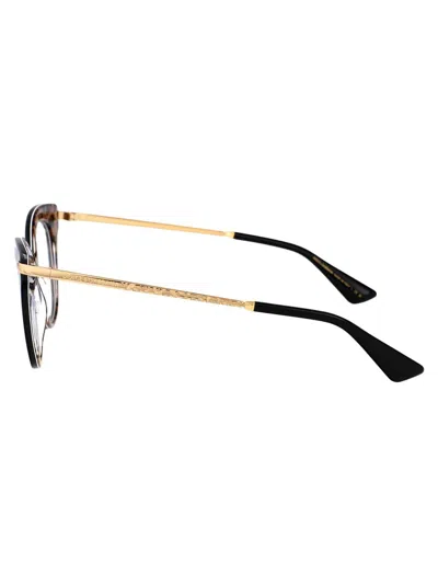 Dolce & Gabbana Full Frame Plain Mirror In 3299 Black On Leo
