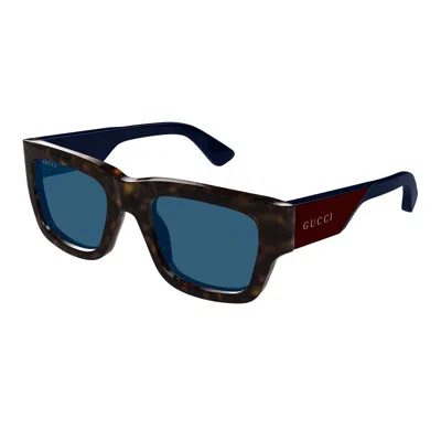 Gucci Gg1668s Linea Lettering Sunglasses In Brown