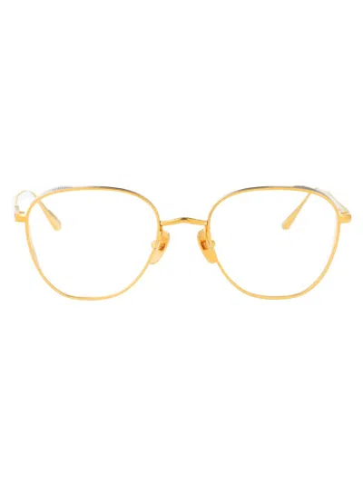 Linda Farrow Optical In Yellowgold/whitegold/optical