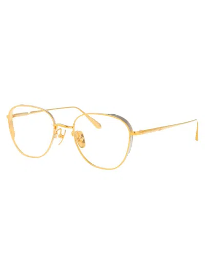 Linda Farrow Optical In Yellowgold/whitegold/optical