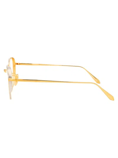 Linda Farrow Optical In Yellowgold/whitegold/optical