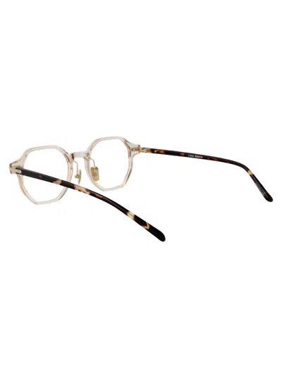 Linda Farrow Crystal Havana Acetate Glasses In Crystal Havana