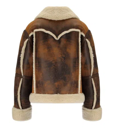 Shop Stand Studio Lessie Brown Jacket